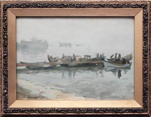 Белых Алексей Павлович. Байкал. Туманное утро